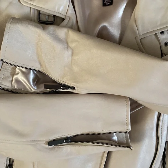 Victoria’s Secret Moto jacket blush m defective - Picture 3 of 9